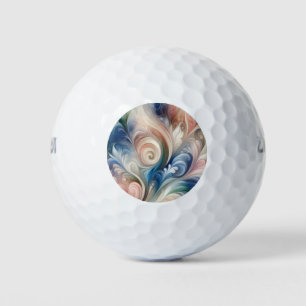 Watercolor Fantasy Floral Romantic Pattern Golf Balls