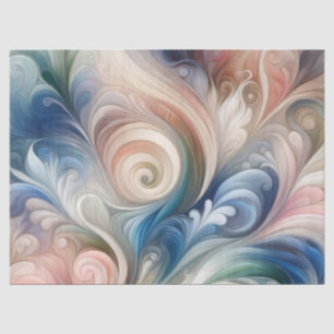 Watercolor Fantasy Floral Romantic Pattern Tissue Paper