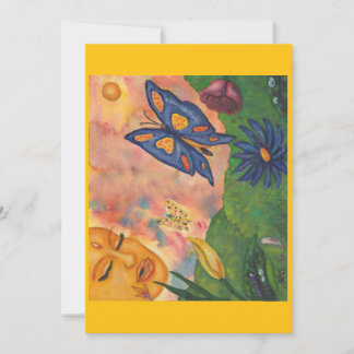 watercolor fantasy illustration woman goddess life invitation