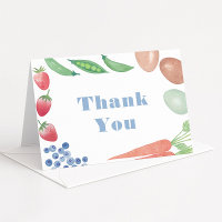 Watercolor Farmers Market Boy Baby Shower