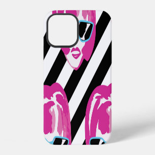 Watercolor Fashion Girls Faces Pattern iPhone 12 Case