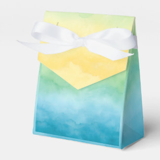 watercolor favor box