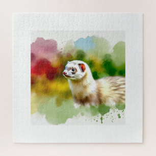 Watercolor Ferreret 050824AREF119 - Watercolor Jigsaw Puzzle