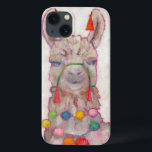 Watercolor Festival Llama iPhone 13 Case<br><div class="desc">Festival Llama Artist: Chariklia Zarris</div>