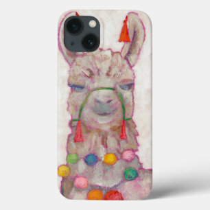 Watercolor Festival Llama iPhone 13 Case