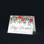 Watercolor Festive Floral Garland Happy Hanukkah Holiday Card<br><div class="desc">Watercolor Festive Floral Garland Happy Hanukkah Card | Send Hanukkah greetings to family and friends with this floral Hanukkah card. It features watercolor illustrations roses,  poinsettias,  hollies,  pine needles,  pinecones and other festive accents. Personalize this botanical holiday card by adding your own texts and photo.</div>