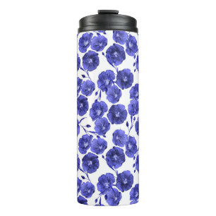 Watercolor Field Flowers: Botanical Wallpaper Thermal Tumbler