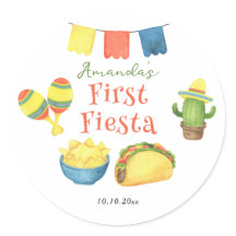 Watercolor Fiesta First Birthday