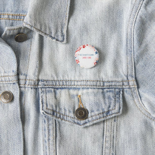 Watercolor Fireworks 4th of July Party Decor 1 Inch Round Button