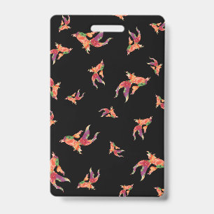 watercolor fish Teacher Hall Pass Badge