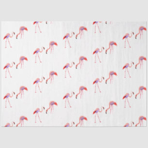 Watercolor Flamingo Series Design 8 Tissue Paper