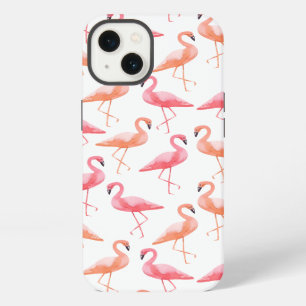 Watercolor Flamingos iPhone 13 Case