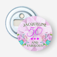 Watercolor Floral 50 and Fabulous