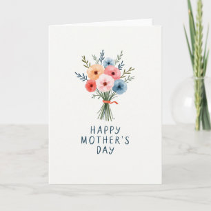 Watercolor Floral Art Card