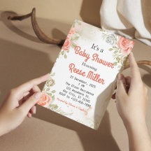 Watercolor Floral Baby Shower