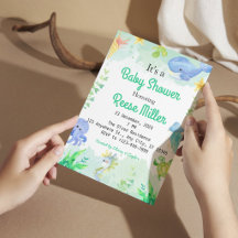 Watercolor Floral Baby Shower