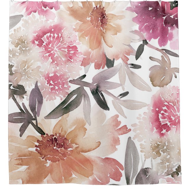 Watercolor floral backgroundpattern,flower,art,flo (Front)