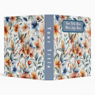 Watercolor Floral Beauty II Binder
