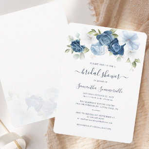 Watercolor Floral Bridal Shower Invitation
