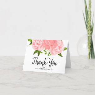 Watercolor Floral Bridal Shower Thank You Card