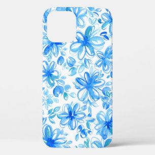 Watercolor Floral Chintz Cute Pattern iPhone 12 Case