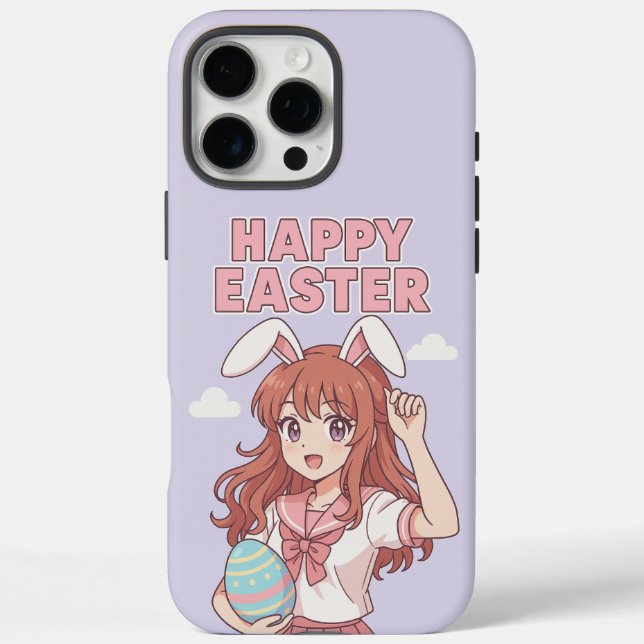 Watercolor Floral Easter Bunny Case-Mate iPhone Case (Back)