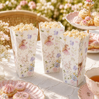 Watercolor Floral Fairy Favor Box