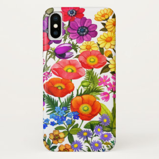 Watercolor Floral Garden iPhone Case