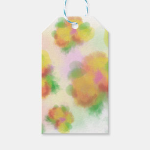 Watercolor floral gift tags