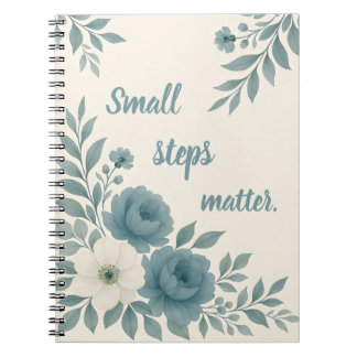 Watercolor Floral Inspirational Notebook