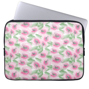 Watercolor Floral Laptop Sleeve