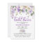 Watercolor Floral Lavender Purple Bridal Shower