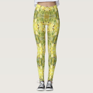 Watercolor Floral Leggings