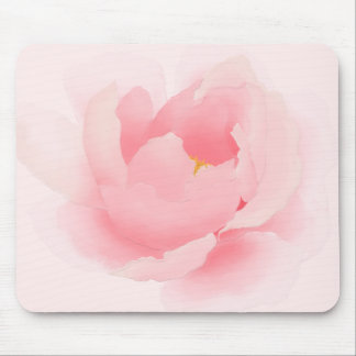 Watercolor Floral Light Pink Peony Mouse Pad