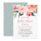 Watercolor Floral Modern Classy Baby Shower