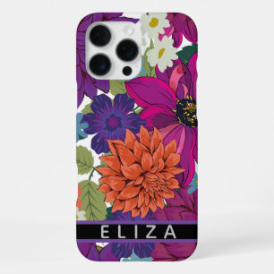 Watercolor Floral monogram custom Phone Case