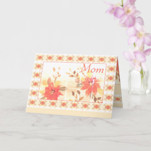 Watercolor Floral Mothers Day Card
