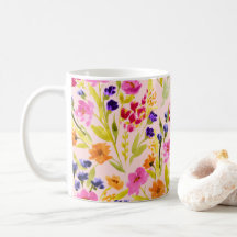 Watercolor Floral - Mug