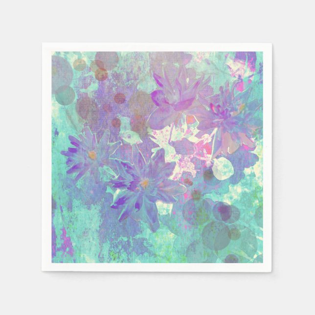 Watercolor Floral Napkin (Front)