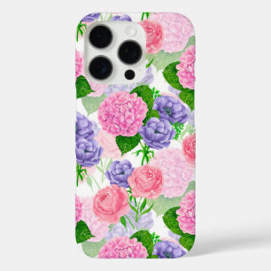 Watercolor floral pattern iPhone 16 pro case