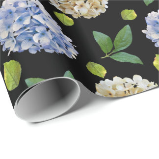 Watercolor floral pattern wrapping paper
