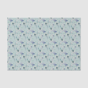 Watercolor Floral Patterned Bridal Shower Tissue Paper