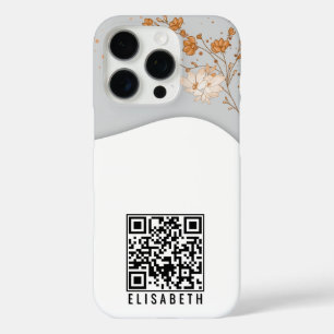 Watercolor Floral Personalized Phone Cases: Photo iPhone 16 Pro Case