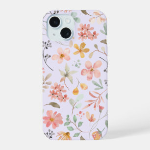 Watercolor Floral Phone Case Lavender