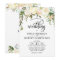 Watercolor Floral Pink Cream Ivory Wedding