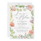 Watercolor Floral Pink Green Bridal Shower