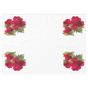 Watercolor floral roses Tablecloth