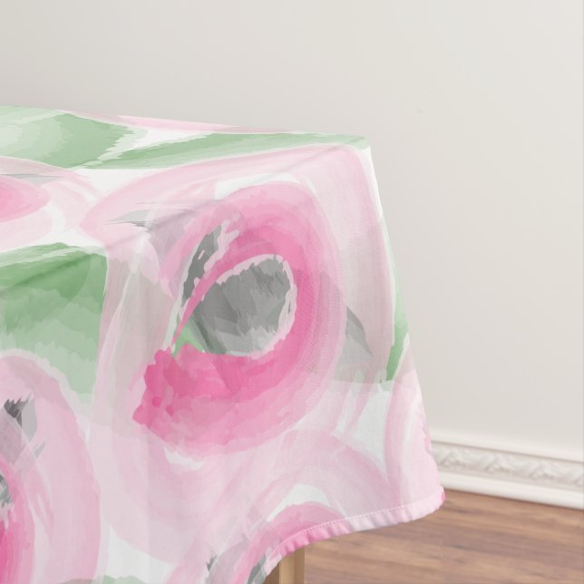 Watercolor Floral Tablecloth (In Situ)