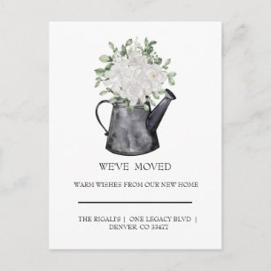 Watercolor Floral Tea Postcard