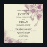 Watercolor Floral Wedding Invitation<br><div class="desc">A modern take on floral design makes this Watercolor Floral Wedding Collection irresistibly charming and romantic. Choose from a cream background for a more vintage look or a white background for a more contemporary look. Available in a variety of colours. Custom colours and matching items also available upon requests.</div>